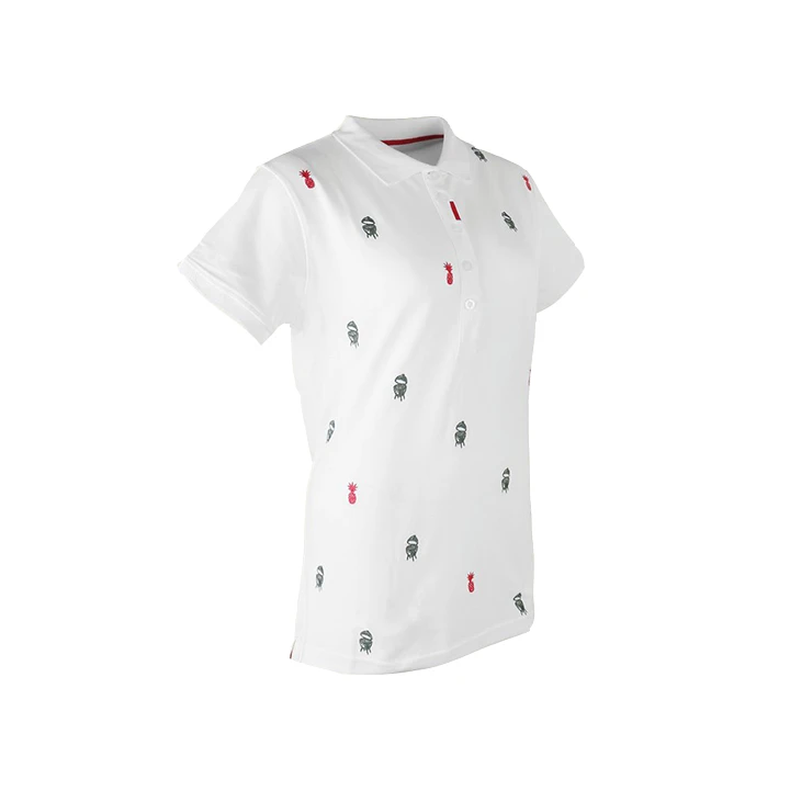 Big Green Egg Golf Poloshirt Dames Wit 4 Big Green Egg Golf Poloshirt Dames Wit - Afbeelding 2