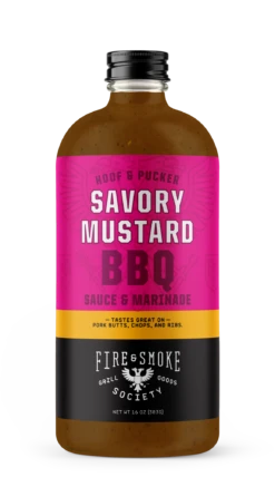 Fire&Smoke Hoof & Pucker Sweet Mustard Pork Marinade 16.4 Oz