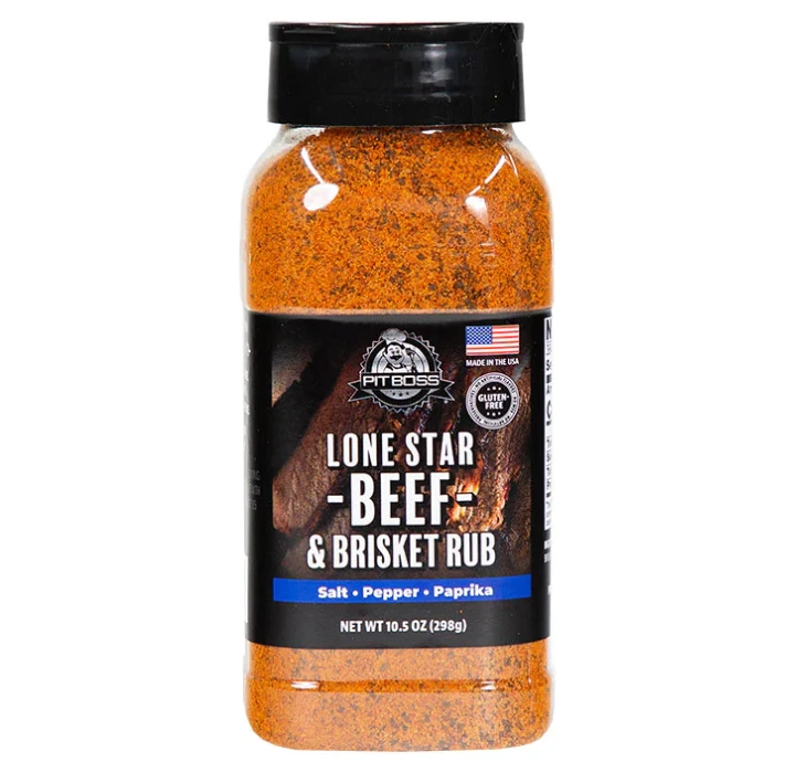 Pit Boss Lonestar Beef & Brisket Rub 10.5 Oz 3 Pit Boss Lonestar Beef & Brisket Rub 10.5 Oz