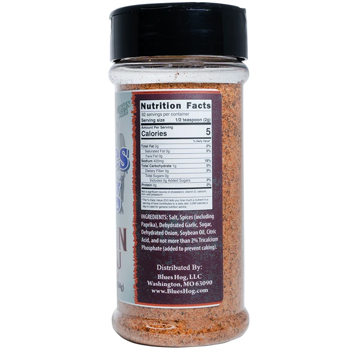 Blues Hog Cajun Bayou Seasoning 6.5 Oz 4 Blues Hog Cajun Bayou Seasoning 6.5 Oz - Afbeelding 2