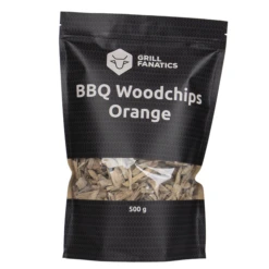 Grill Fanatics BBQ Wood Chips Orange 500 Gram