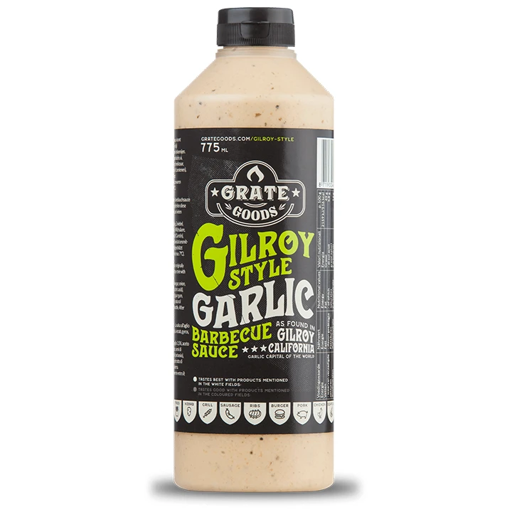 Grate Goods Gilroy Garlic Barbecue Sauce 265 Ml 3 Grate Goods Gilroy Garlic Barbecue Sauce 265 Ml