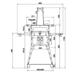 Fikki Outdoor Oven Compact 'De Luxe' -Kama Joe BBQ Winkel image 399