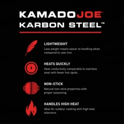 Kamado Joe Karbon Steel Wok -Kama Joe BBQ Winkel image 654