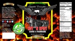 Croix Valley Hot 'N Spicy Sauce & Marinade 12 Oz 5 Croix Valley Hot 'N Spicy Sauce & Marinade 12 Oz -Kama Joe BBQ Winkel image 830