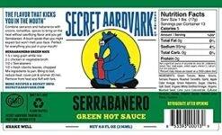 Secret Aardvark Serrabanero Green Hot Sauce 8 Oz -Kama Joe BBQ Winkel image 862