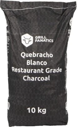 Grill Fanatics White Quebracho Restaurant Grade Lump Charcoal 10 Kg