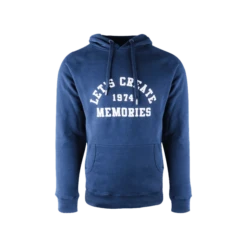 Big Green Egg Hoodie Let's Create Blauw